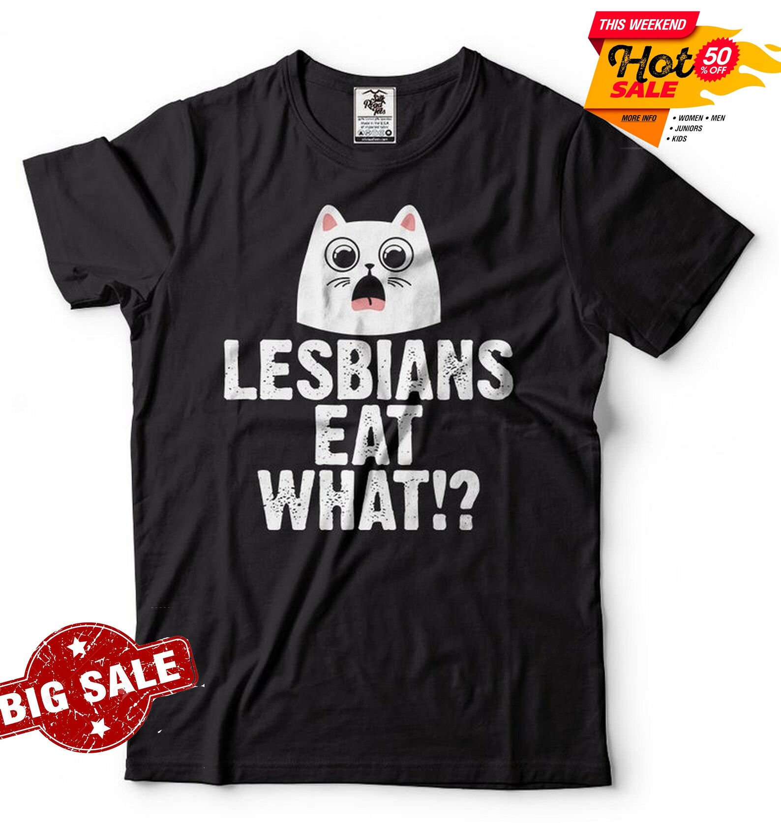 Lesbians Eat What TShirt LGBT Gay Pride Shirt Lesbians Etsy