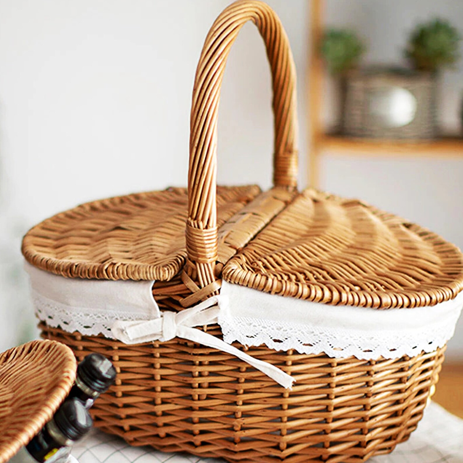 Wicker Picnic Basket