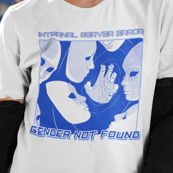 Internal server error Gender not found tshirt | 404 error | cool gender non binary tee