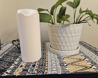 Custom 3D Printed Disinfectant Wipes Holder Sleeve – PLA – Multiple Patterns & Sizes – Personalized Text