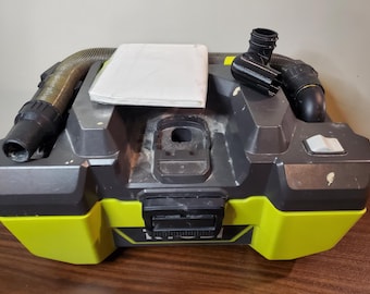 Ryobi 18v   portable 3 gallon Shop Vac bag adapter 90667 P3240