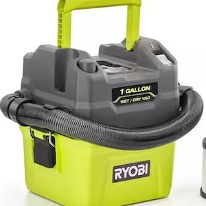 Ryobi 18v portable 1 gallon Shop Vac bag adapter 90667 Muffler, Inflator /blower adapters