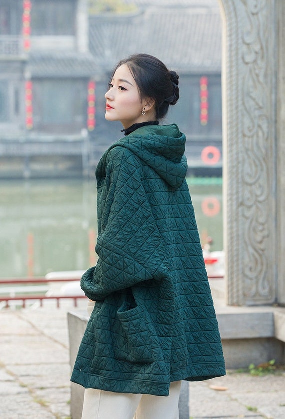 Quilted hoodie shop women's