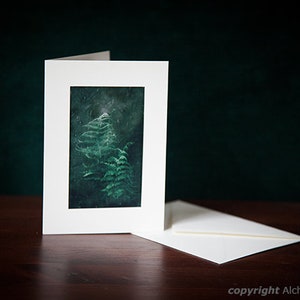 Farn, Fern, Hexenkraut, Wicca, Solstice, Teufelswisch, Schutz, Alchemistenkraut, Fine Art Print, Photography, Karte. Einladungskarte