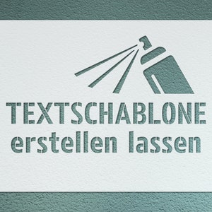 Może przedstawiać: Biała szablon z ikoną puszki ze sprayem i tekstem "TEXTSCHABLONE erstellen lassen".