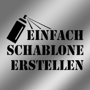 Maak eenvoudig een sjabloon – je eigen tekstsjabloon met het lettertype STENCIL STD BOLD. Perfect voor graffiti en spuitkunst.