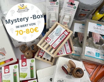 Creative MYSTERY-BOX with craft materials
