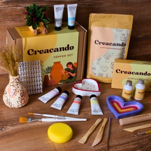 Premium DIY Pottery Set - Creativity without a Kiln image 10
