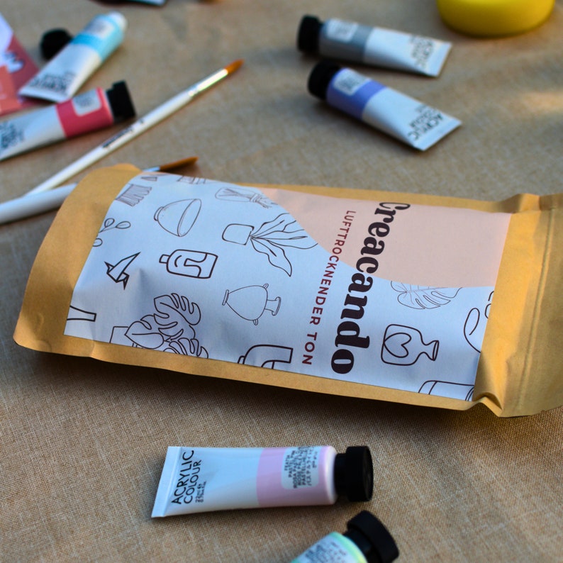 Premium DIY Pottery Set - Creativity without a Kiln image 6