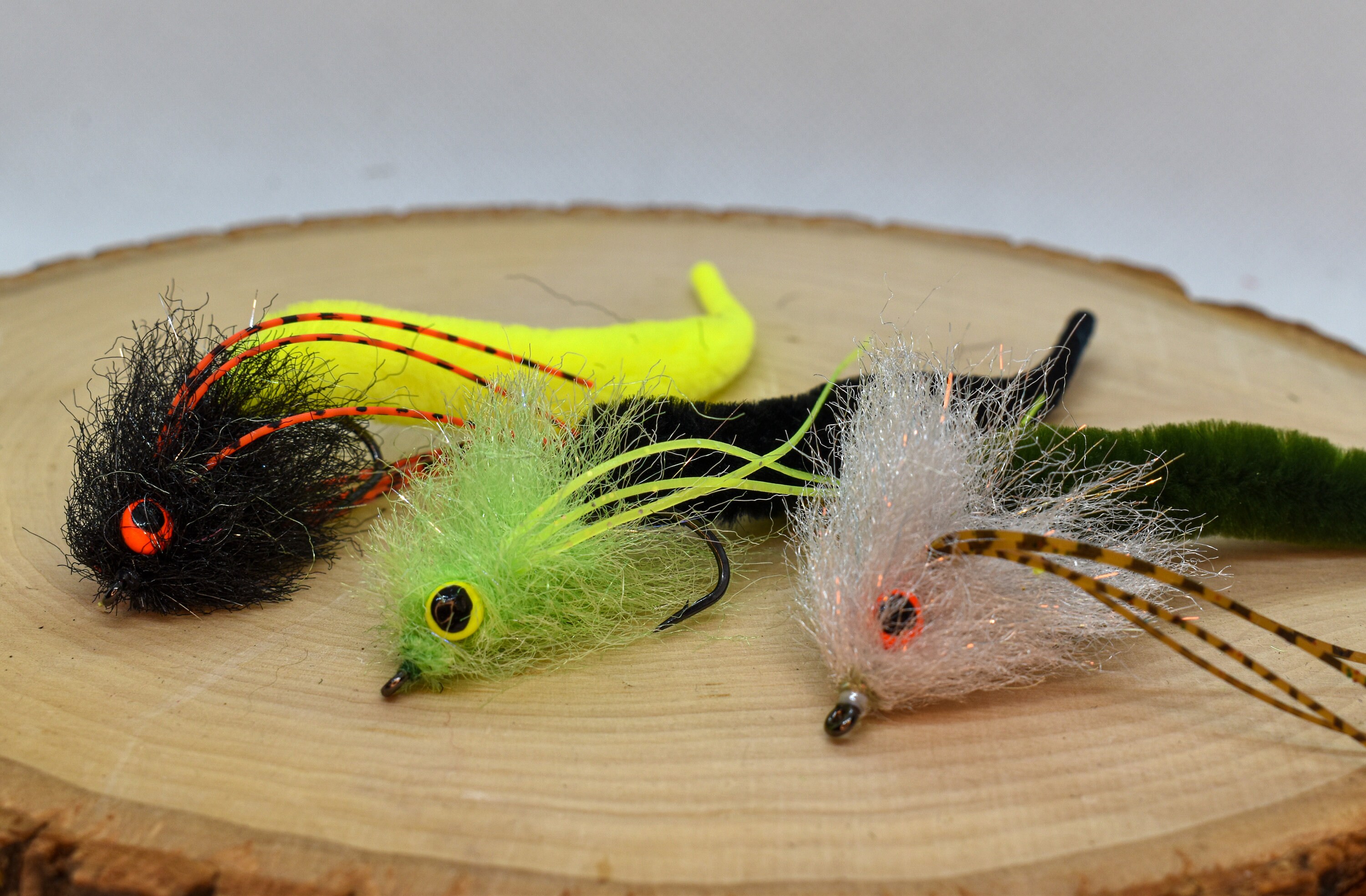 3 Fly Fishing Streamer Flies Assortment Pond Prancer Fishing Fly Perfect For FlyFishing Bass and Northern Pike in Lakes, Ponds, and Rivers.