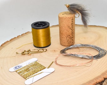 Learn To Tie Flies! Slumpbuster Fly Tying Starter Kit By MyFly: Ties 9 Streamer Lure Flies Perfect For Beginner Fly Fishers New To Fly Tying