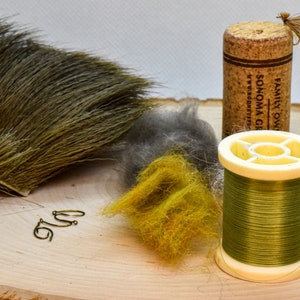 Learn To Tie Flies! Caddisfly Fly Tying Starter Kit By MyFly: Ties 15 Caddis Dry Flies Perfect For Beginner Fly Fisher New To Fly Tying