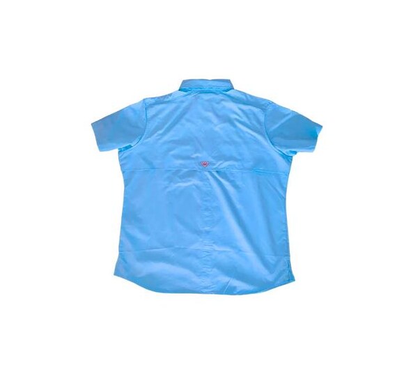 Chemise Columbia PFG Fishing – Manches Courtes – Femme Taille S – Rose Fuschia