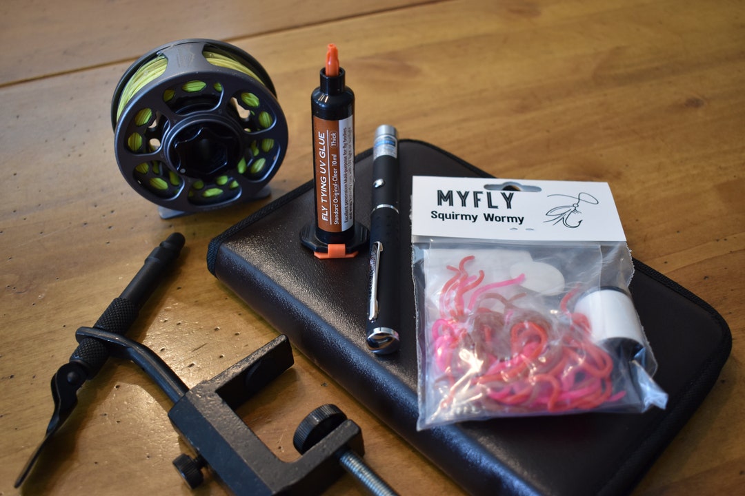 Basic Myfly Fly Tying Starter Kit Includes All Tools and Materials for Flyfisher