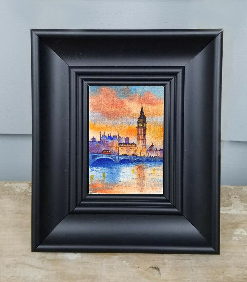 ACEO Original Art ACEO Painting Aceo Watercolor Aceo Cards Aceo London ...