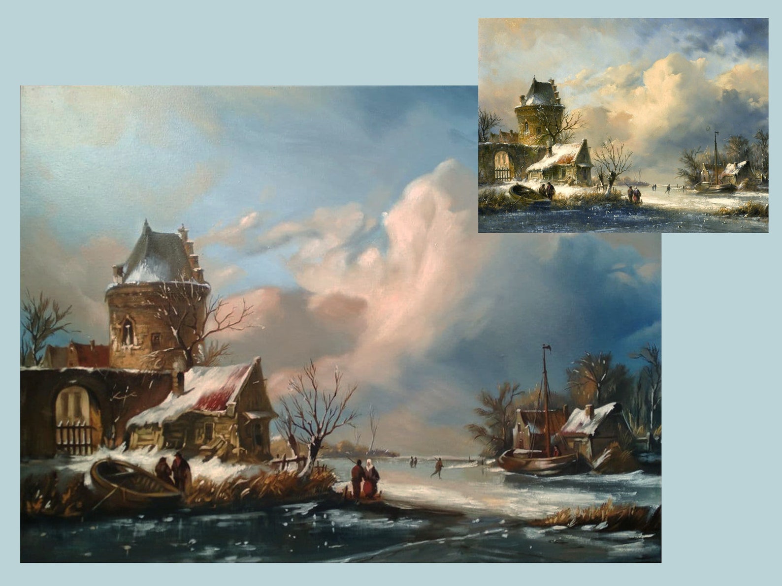 Reproduction Copies of paintings of old masters Oil Etsy