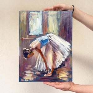 Ballerina painting Ballet Dancer artwork Ballet Painting Abstract woman painting Original Ballerina Art Ballet Dancer painting Ballerina art