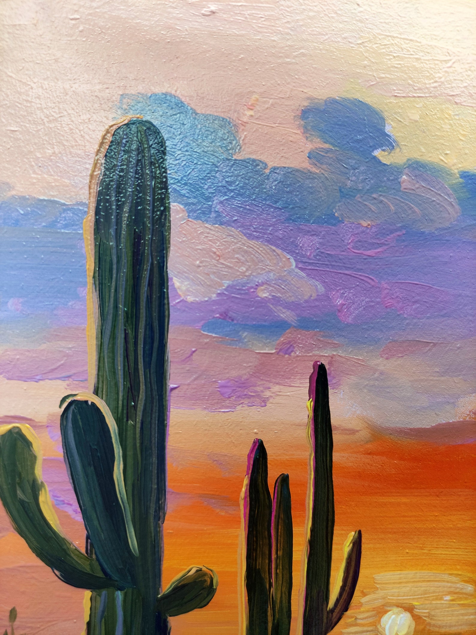 cactus-painting-desert-painting-original-desert-landscape-etsy