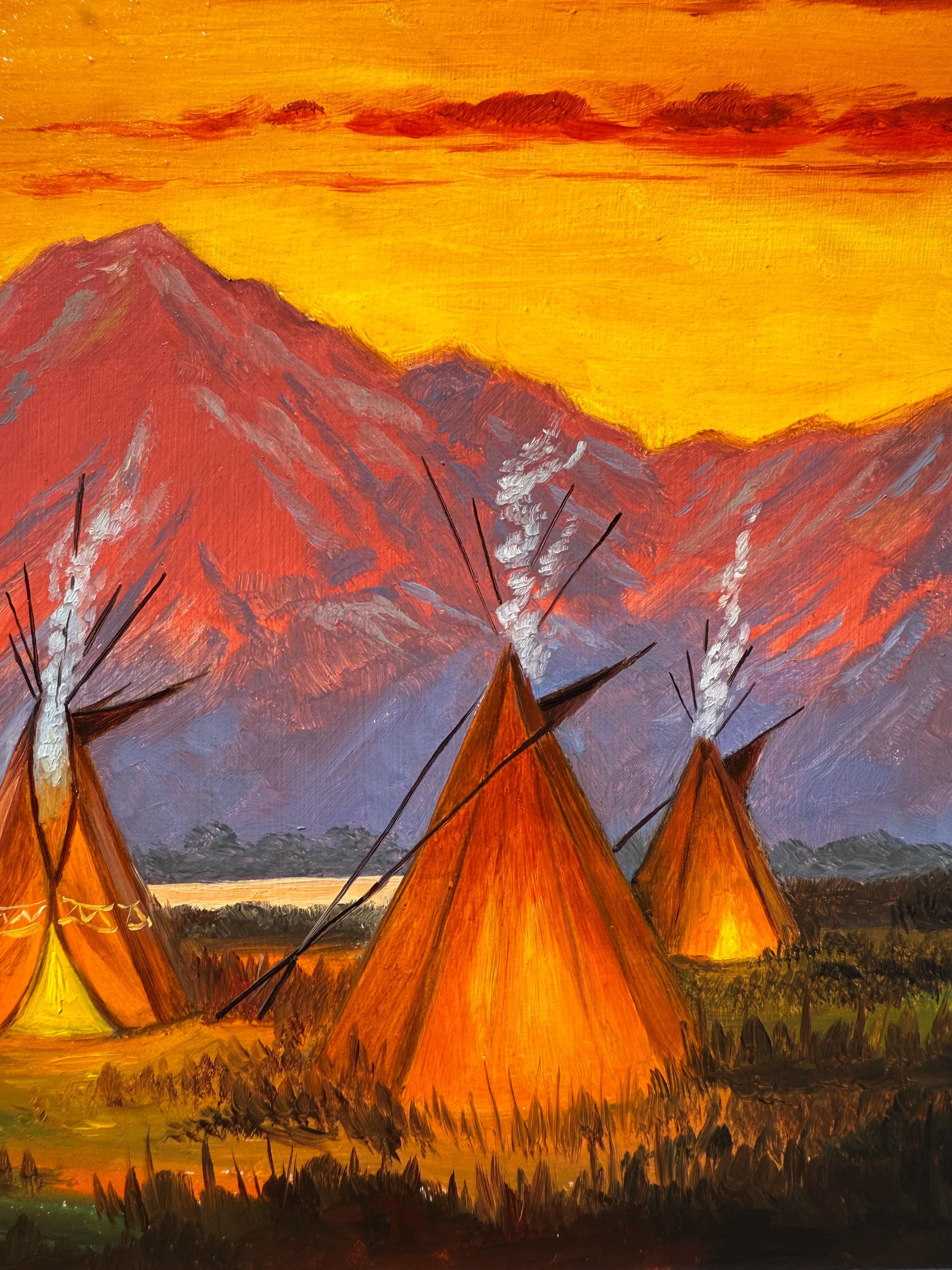 original-tipi-painting-colorful-southwest-landscape-art-tipi-mountain
