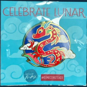 Lunar New Year 2024 (Year of the Dragon) Enamel Pin