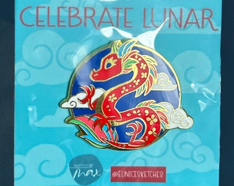 Lunar New Year 2024 (Year of the Dragon) Enamel Pin