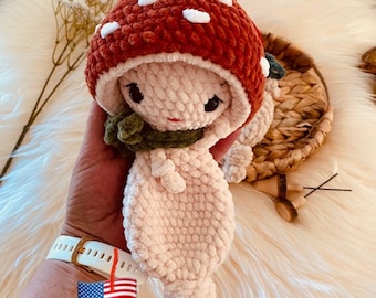 Crochet pattern mushroom Amanda lovey - ENGLISH