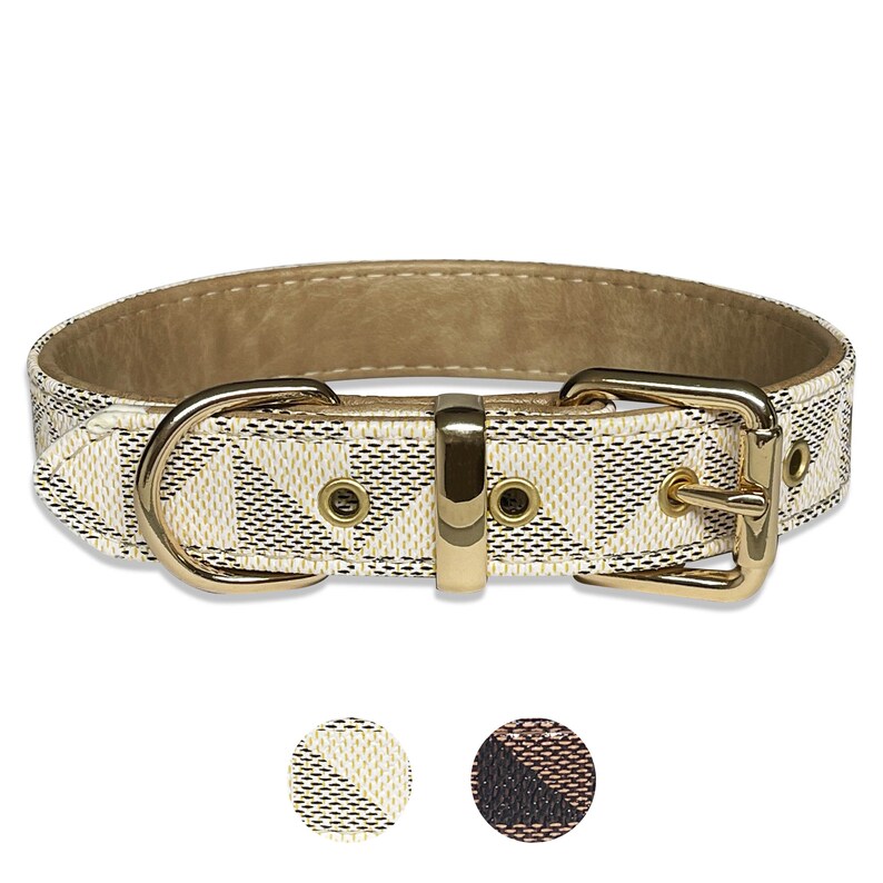 designer inspired dog collars
