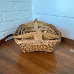Set of 3 Nesting Women Baskets - Shanghai Handicrafts