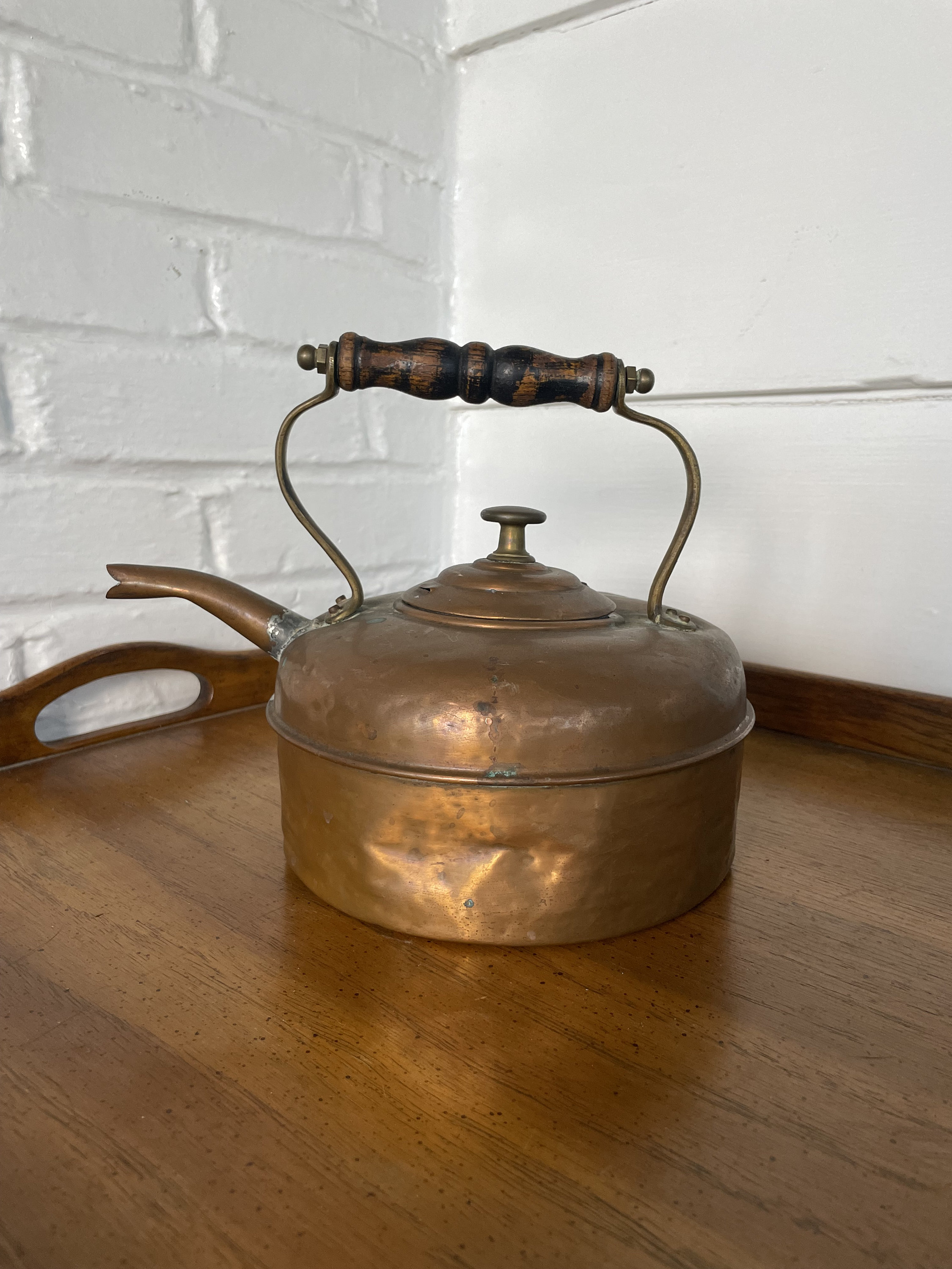 Antique Copper Tea Kettle Made in England - Etsy