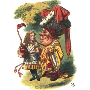 Alice In Wonderland Print, Alice In Wonderland Poster, Alice In Wonderland Wall Art, Home Decor, Gift, Vintage Illustration, Vintage Print