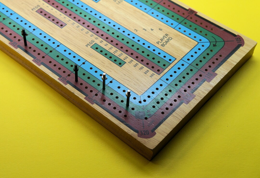 Cribbage Board Manufactured, but Unbranded, Great Graphics, Board/box ...