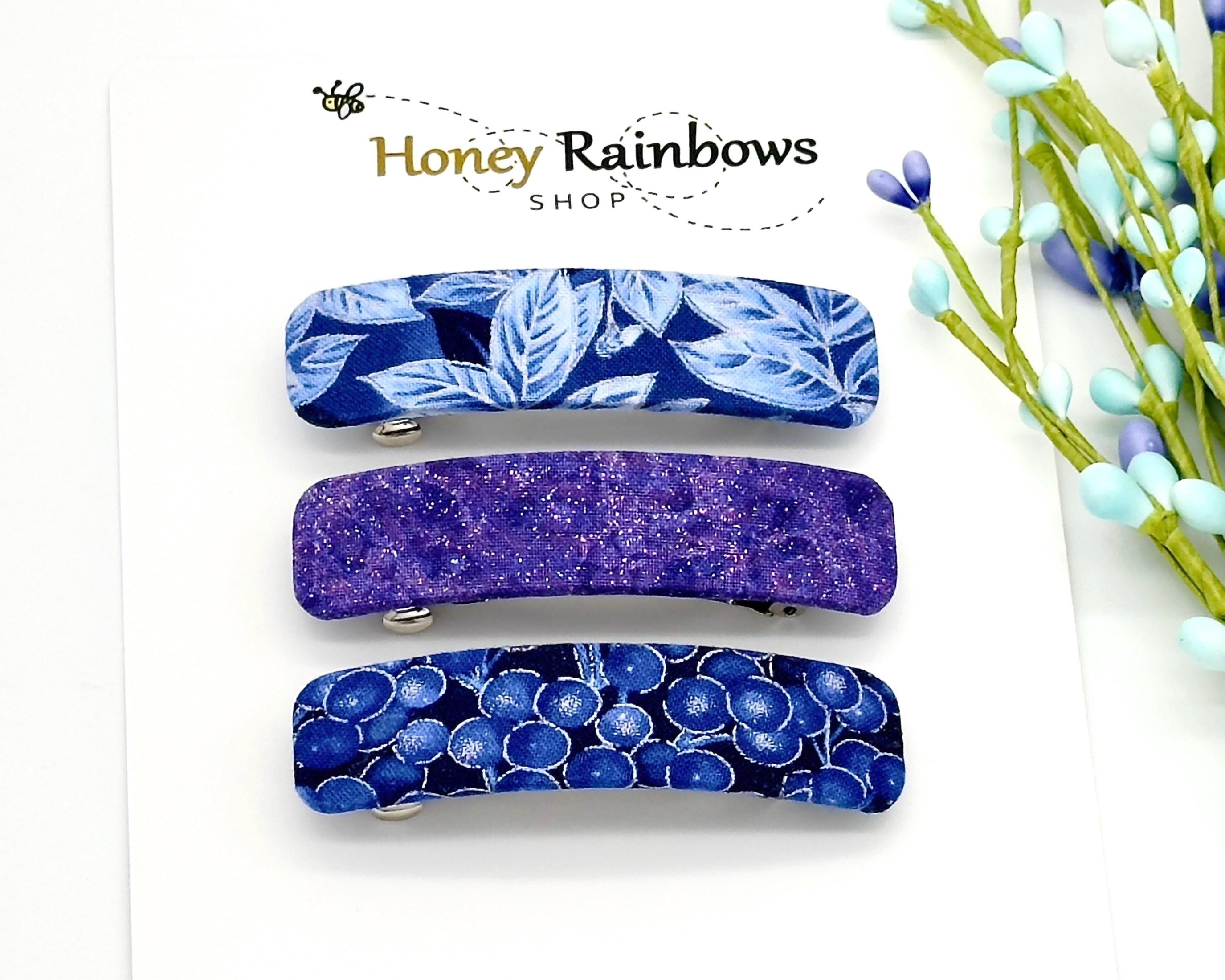 Blue French Barrette - Etsy