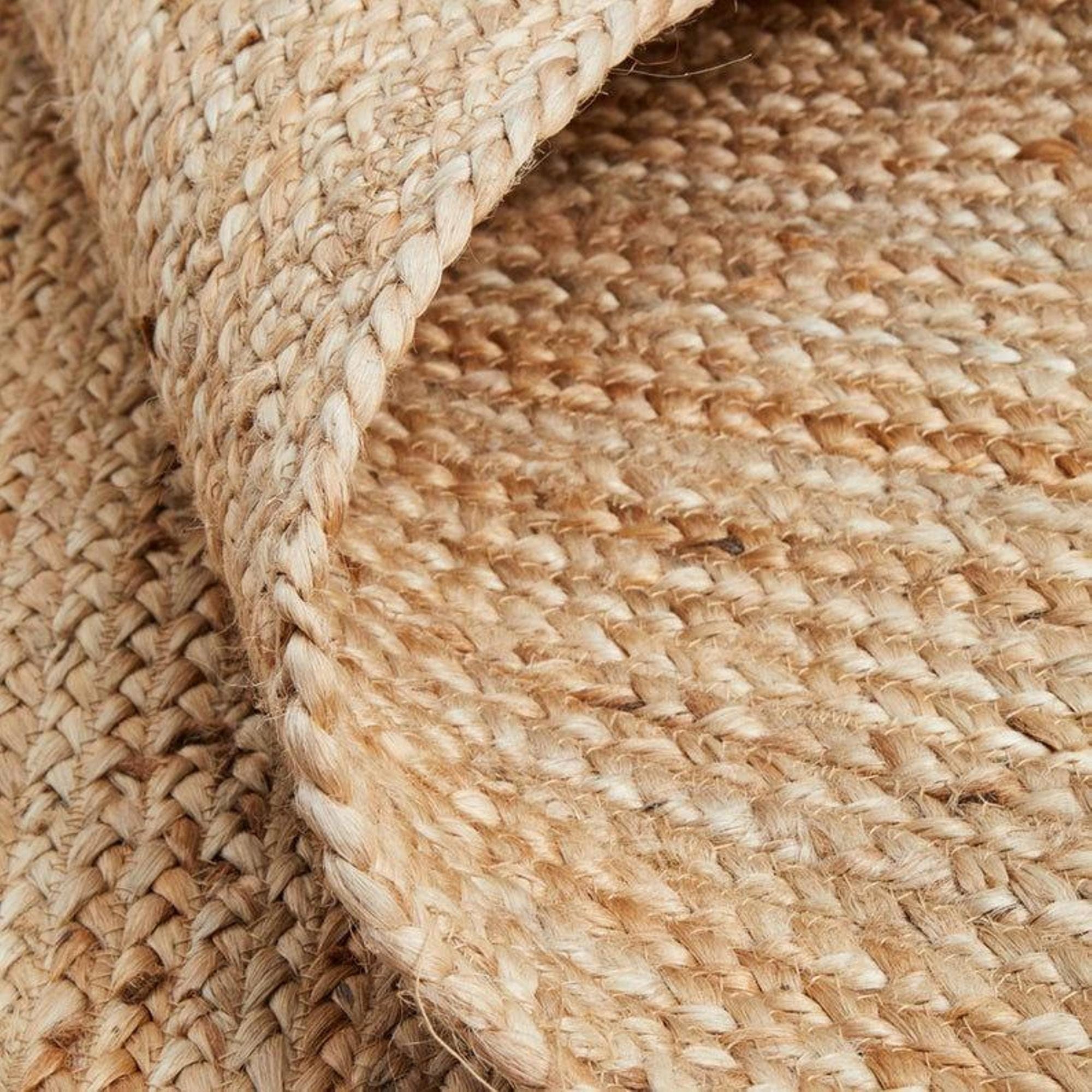 4x6 5x8 6x9 8x10 Natural Jute Hand Braided Area Rug Large Etsy