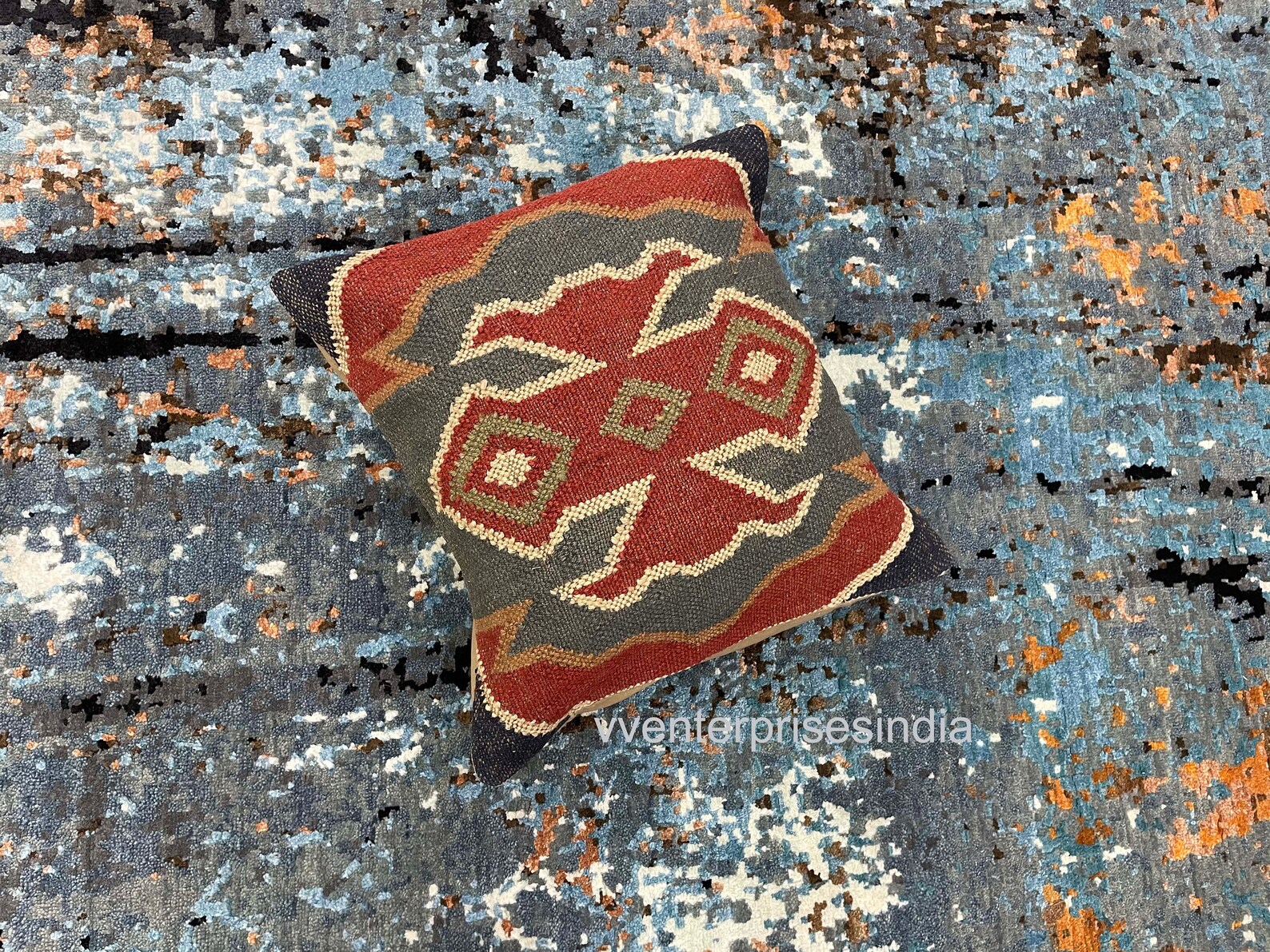 18x18 Zoll handgemachte KIlim Kissen Navajo Kissenhülle | Etsy