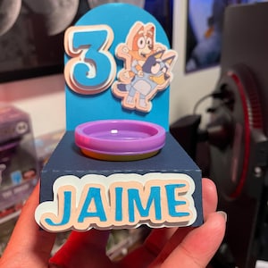 Cute Blue dog Inspired Playdough Party Favors | Personalized Birthday Gift