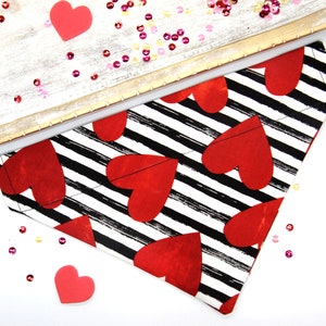 Dog Bandana, Valentine’s Day Over the Collar Pet Bandana, Dog Bandana, Pet Accessory