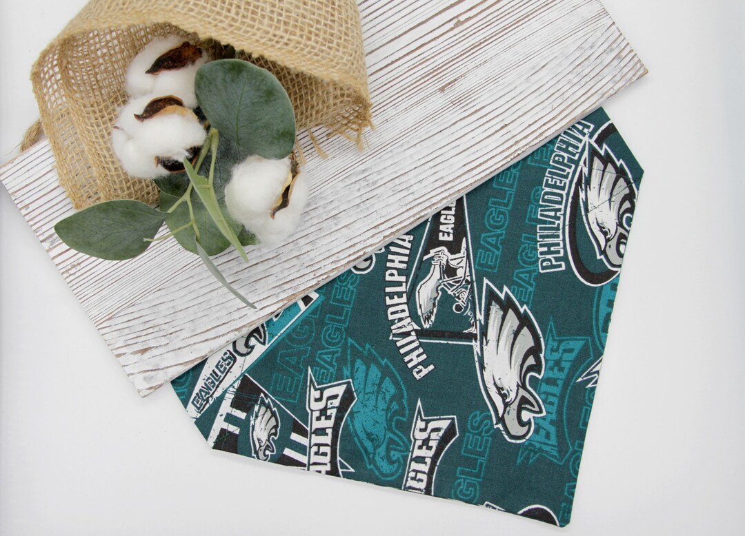 Eagles Dog Bandana, Over the Collar, Dog Bandana, Eagles Cat Bandana Etsy