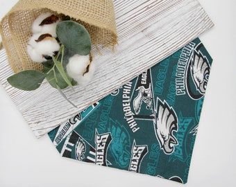 Eagles Dog Bandana, Over the Collar, Dog Bandana, Eagles Cat Bandana
