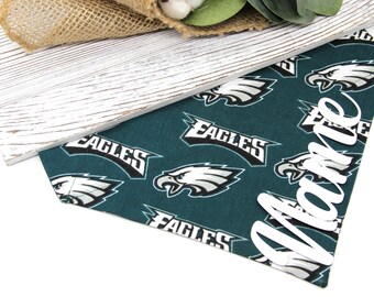 Eagles Dog Bandana, Over the Collar, Dog Bandana, Eagles Cat Bandana