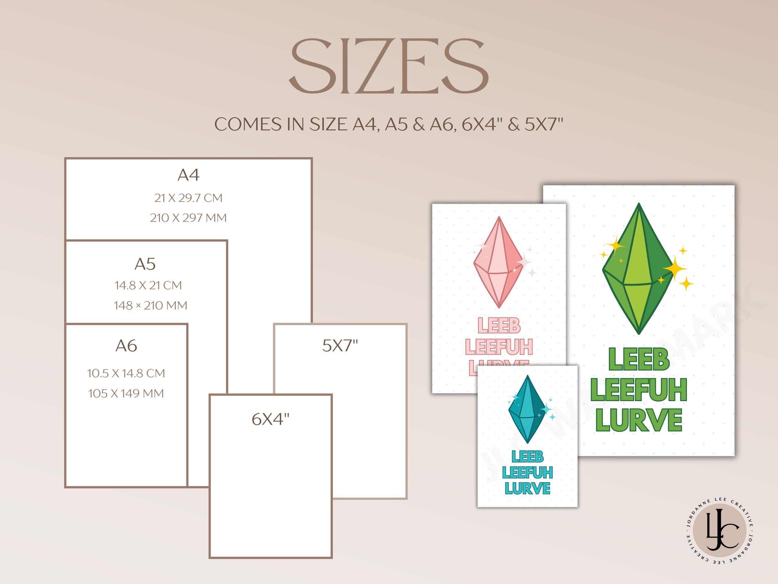 Sims 4 Plumbob Print | Simlish Gamer Home Decor - Etsy