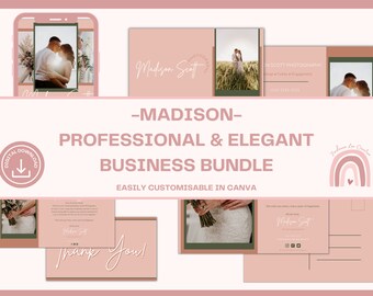 Editable Branding Kit Templates for Canva |  Brand Package Templates |  Business Brandings |  Small Business Branding Package