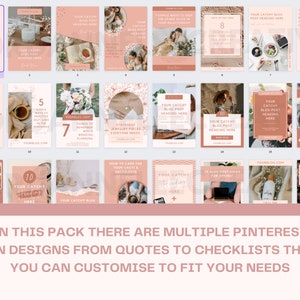 Pinterest Pin Templates Pinterest Templates for Canva Canva Editable Pin Template Social Media Template Pinterest Idea Pin Kit image 7