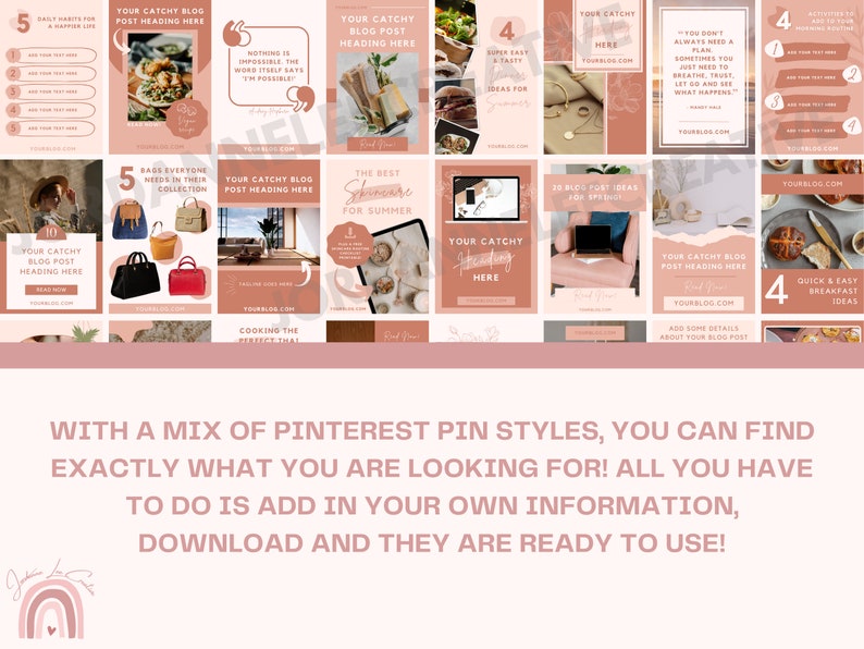 Pinterest Pin Templates Pinterest Templates for Canva Canva Editable Pin Template Social Media Template Pinterest Idea Pin Kit image 5