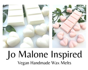 JM Dupe Handmade Soy Wax Melts | Strong Scented | Vegan & Cruelty-free | Bars Wax Hearts, Birthday, Heart Gift, New Home, Malone birthday