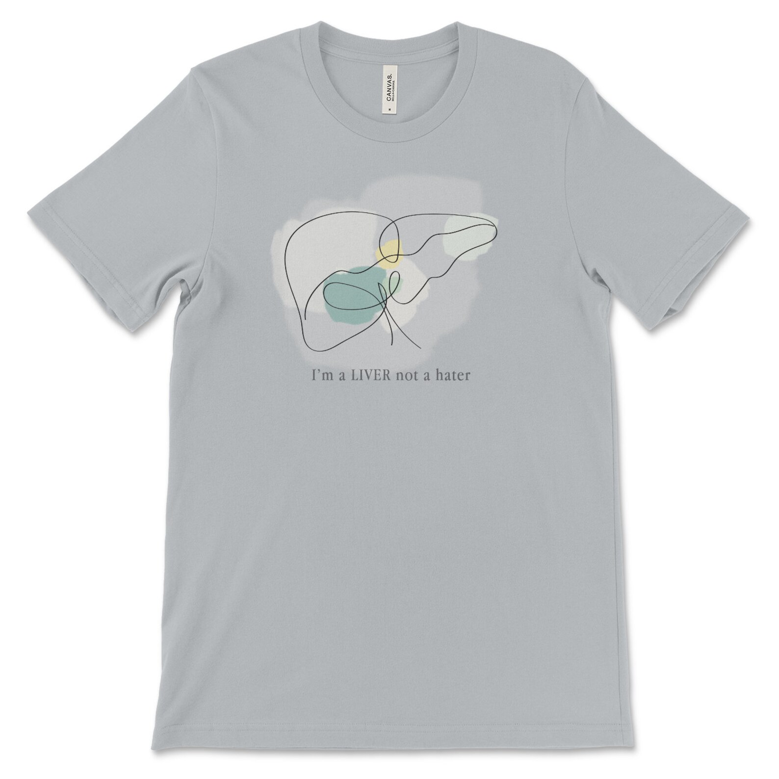 I am a Liver Not a Hater Tshirt Anatomy Shirt Anatomy Puns Etsy