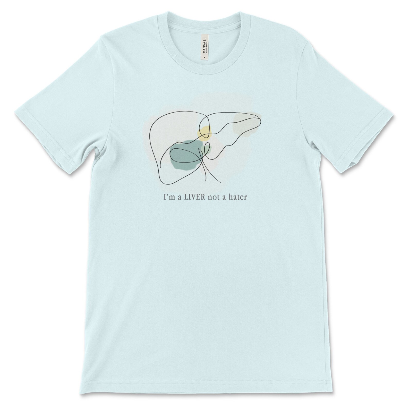 I am a Liver Not a Hater Tshirt Anatomy Shirt Anatomy Puns Etsy