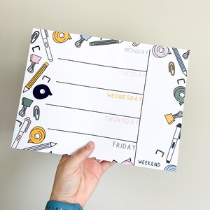 the weekly planner
