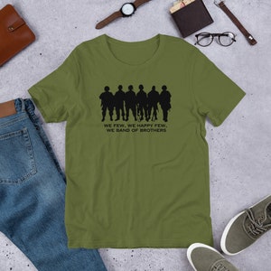 Easy Company Unisex T-Shirt, Band of Brothers T-Shirt, WW2 T-Shirt, WW2 Gift, DDay Gift, Military Gift, Military Clothing, Military Inspired