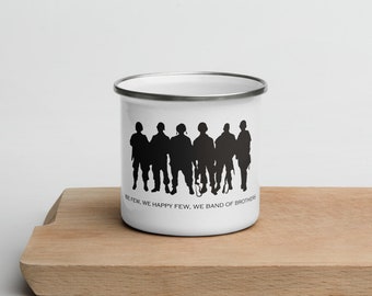 Easy Company Enamel Camping Mug - Band of Brothers Military Gift