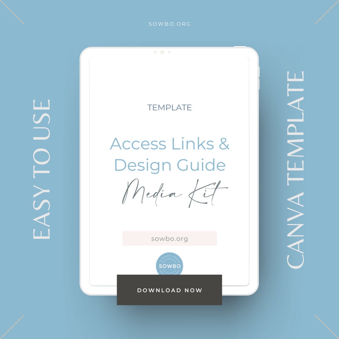 5 IN 1 Media Kit Template for Canva Speaker Podcast Etsy